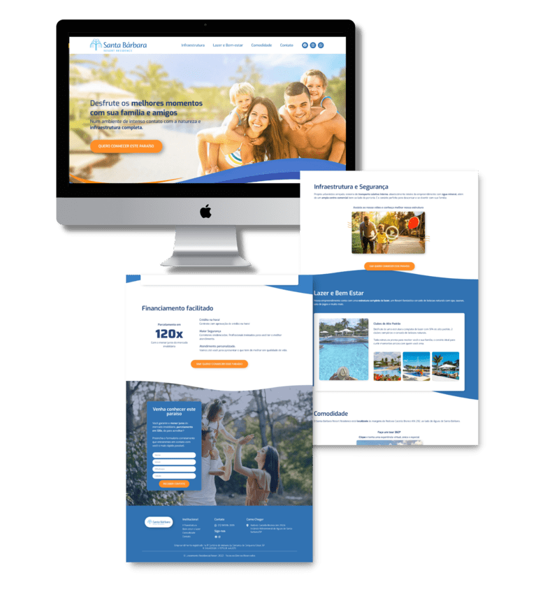 Corretor de imóveis - Site On Page