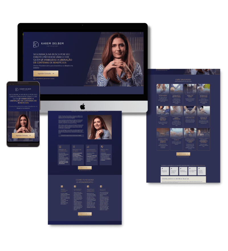 Advogada - Landing Page